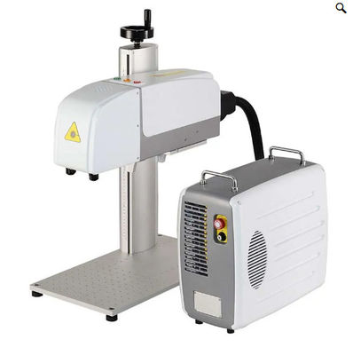 50W 3D Fiber Laser Marker Machine For Stainless Steel Metal Curved Surface