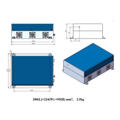 1550nm 1064nm 1 - 1000W Single Frequency Fiber Lasers OEM Modular Design