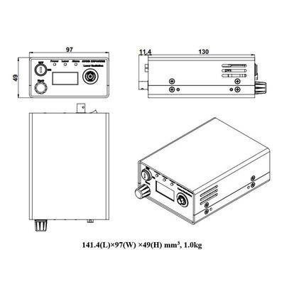375nm To 980nm Raman Spectroscopy Lasers  / Narrow Linewidth Diode Laser