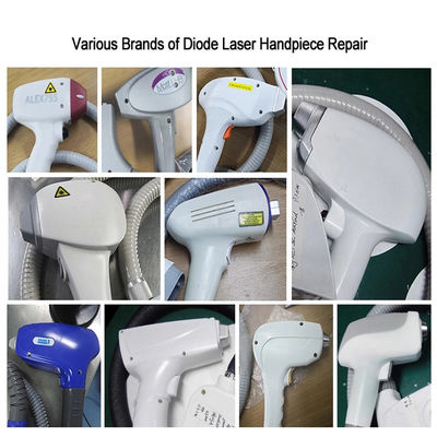 Diode Laser Parts 755nm / 810nm / 1064nm Wavelengths Laser Hair Removal Handle
