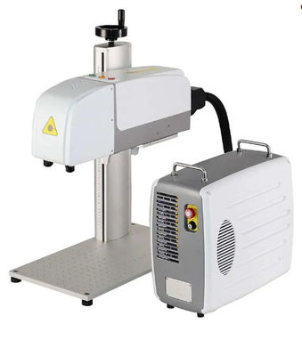 50W 3D Fiber Laser Marking Machine For Stainless Steel Metal Curved Surface